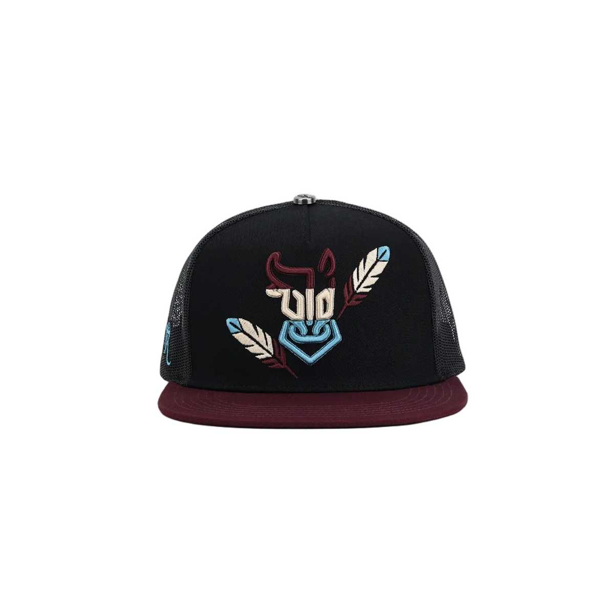 THE RANCH HAT FEATHER VAQUERO BLACK CAP