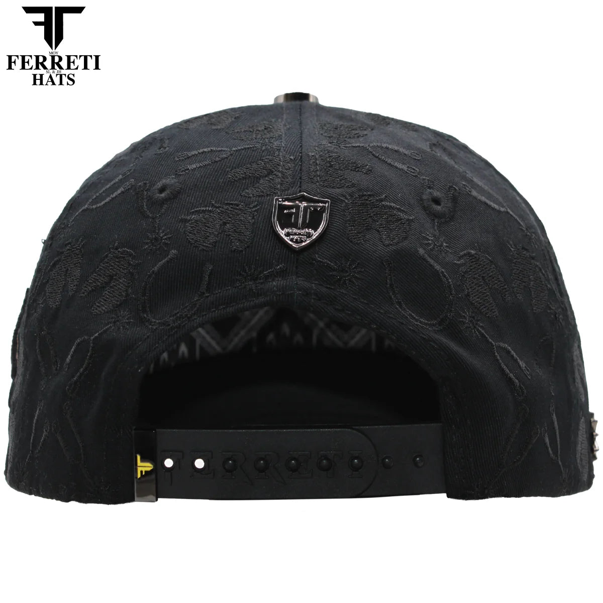 MENS PREMIUM CABALLO 3D BLACK CAP