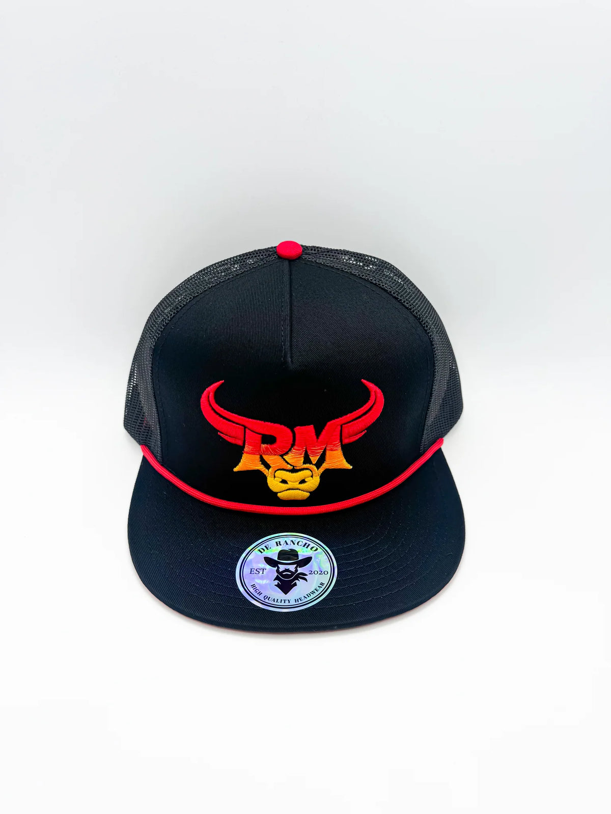 DE RANCH MADE TEAM LOGO BLACK-RED CAP