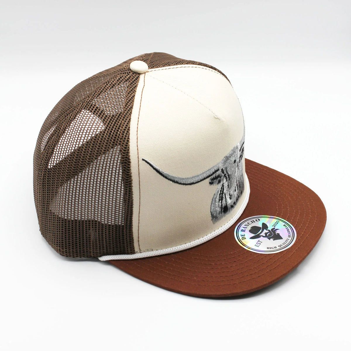 DE RANCHO LONGHORN BROWN CAP