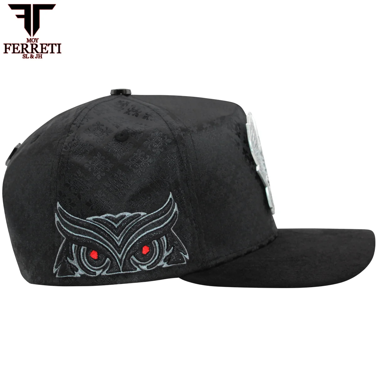 MENS PREMIUM BUHO BLACK CAP