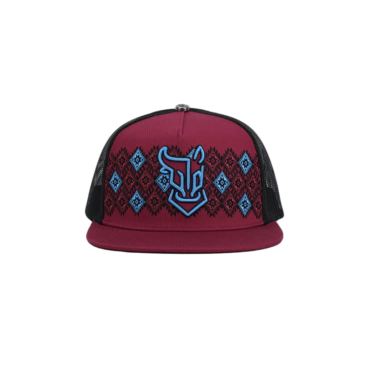 THE RANCH HAT AZTEC  BURGANDY CAP