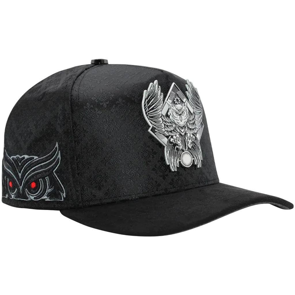 MENS PREMIUM BUHO BLACK CAP