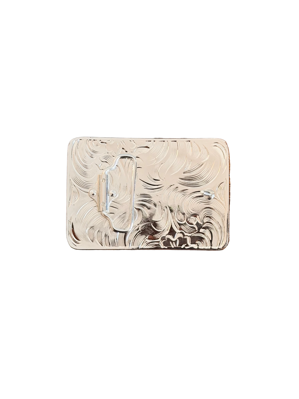 Flying Eagle Square Silver Buckle