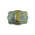 WESTERN SILVER -GOLD BOOTS BUCKLE