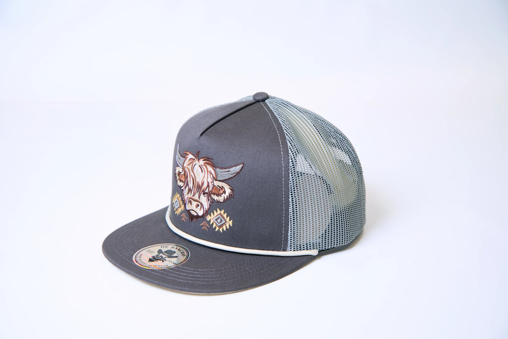 DE RANCHO COW GREY CAP