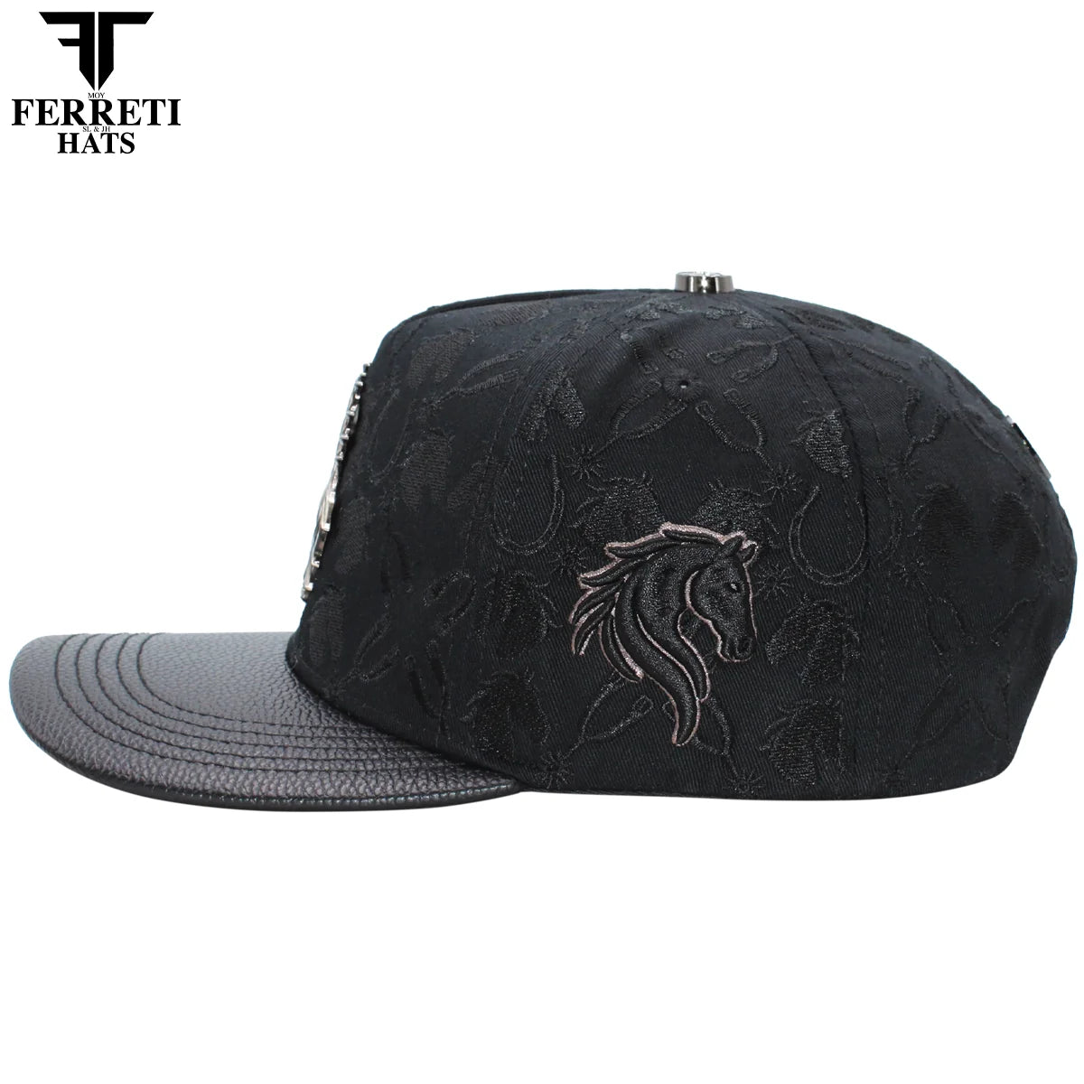 MENS PREMIUM CABALLO 3D BLACK CAP