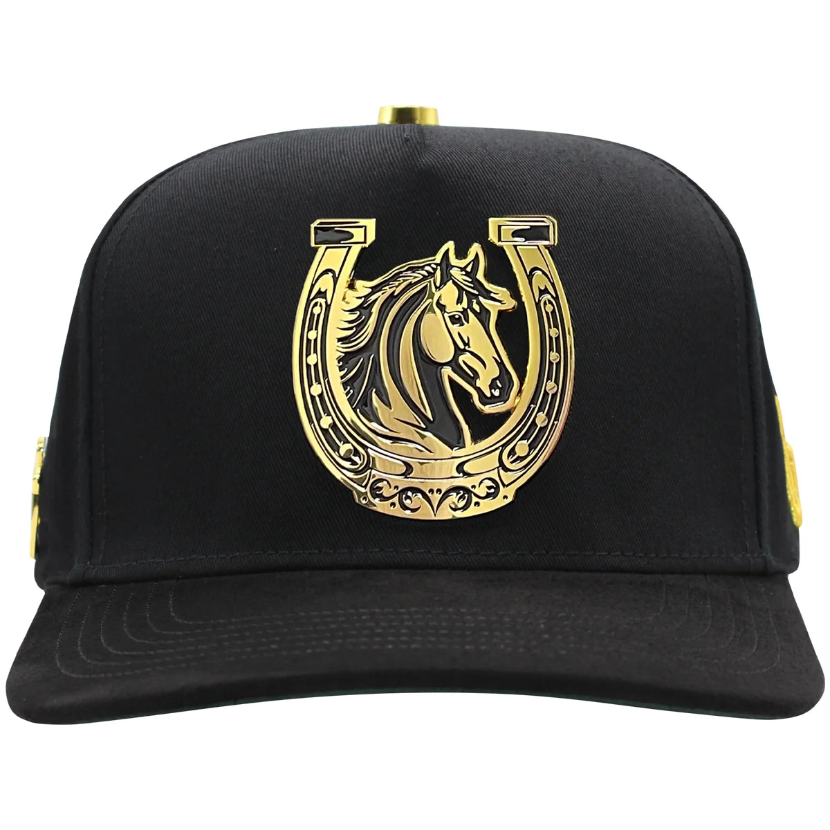MEN'S PREMIUM CABALLOS PIN METAL ORO/NEGRO CAP