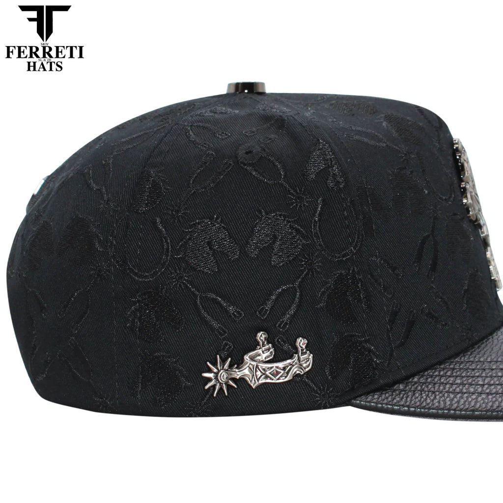 MENS PREMIUM CABALLO 3D BLACK CAP