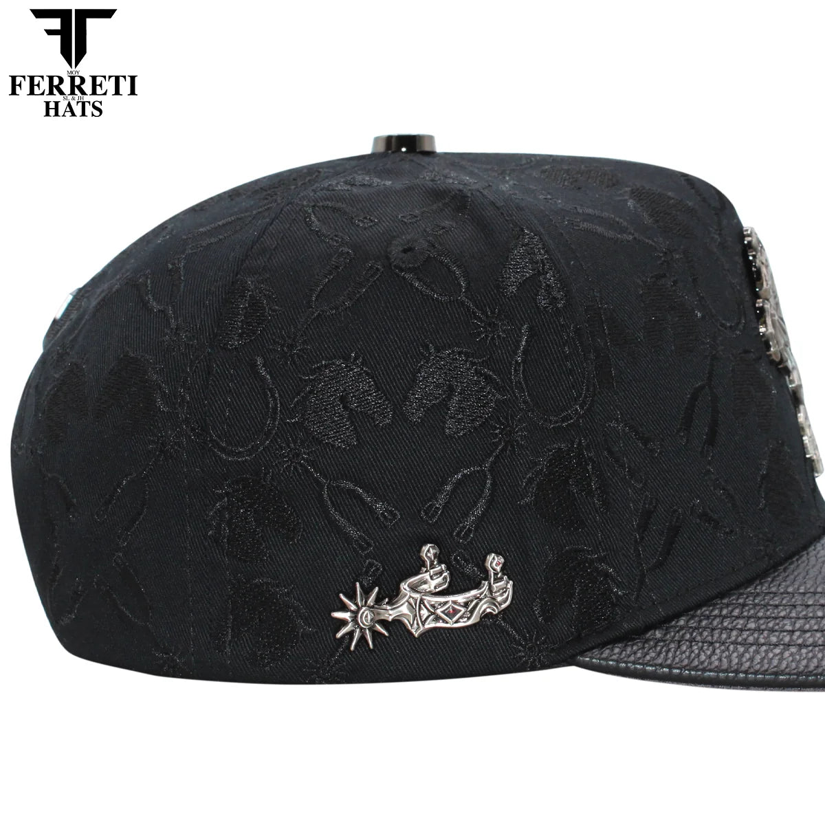 MENS PREMIUM CABALLO 3D BLACK CAP