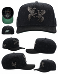 MEN'S CAP GALLOS SILVER FULL BLACK