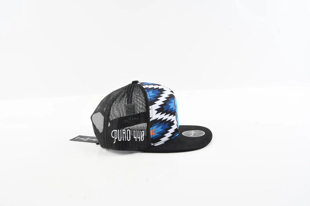 MENS 440 BLUE AZTEC CAP
