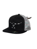 TEXHORN LOGO AZTEC BLACK CAP