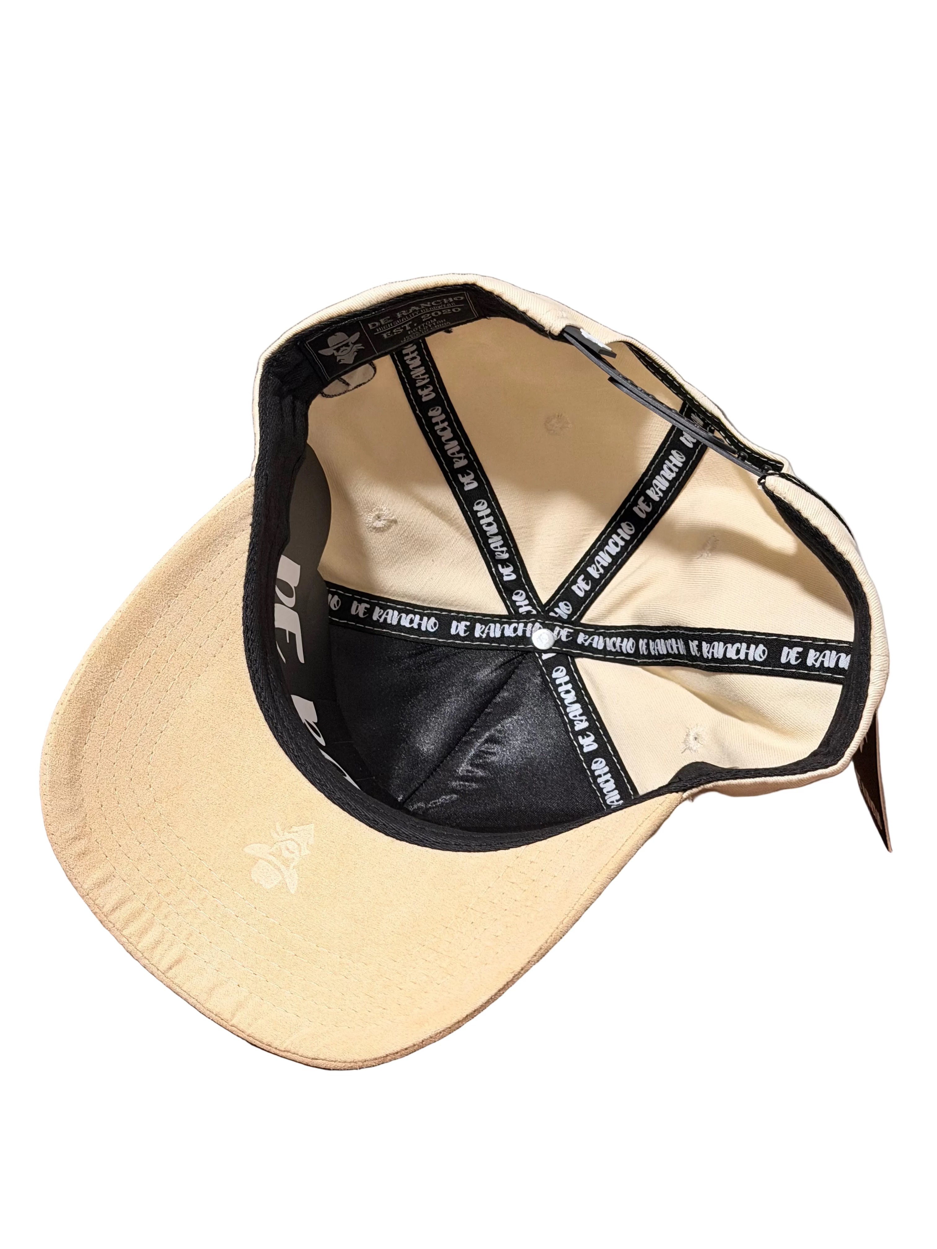 DE RANCHO CURVE COWBOY LIFE BEIGE CAP