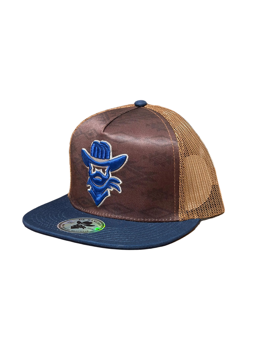 DE RANCHO VAQUERO AZTEC BROWN-BLUE CAP