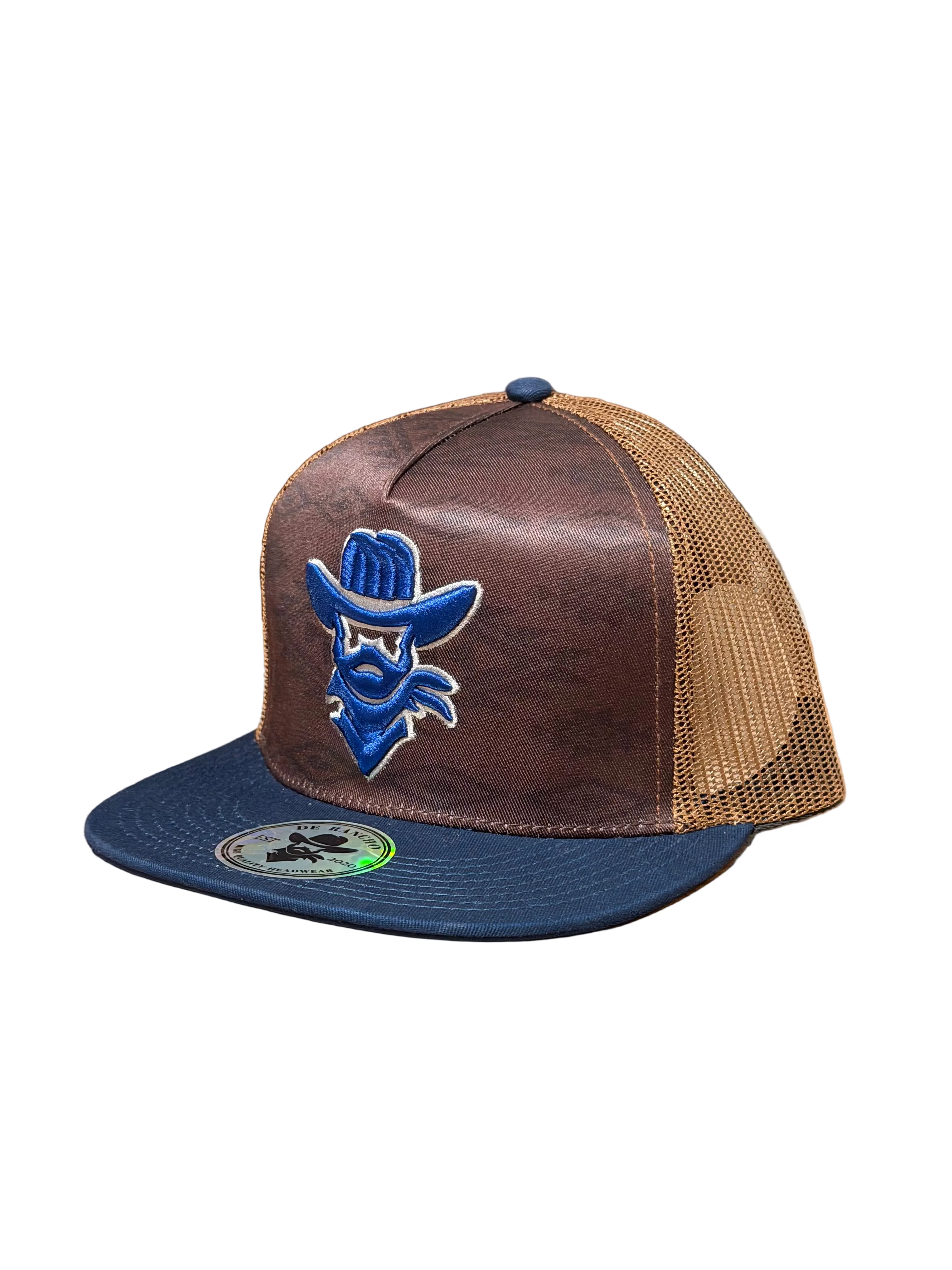 DE RANCHO VAQUERO AZTEC BROWN-BLUE CAP