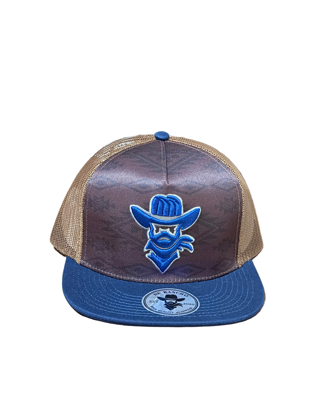 DE RANCHO VAQUERO AZTEC BROWN-BLUE CAP
