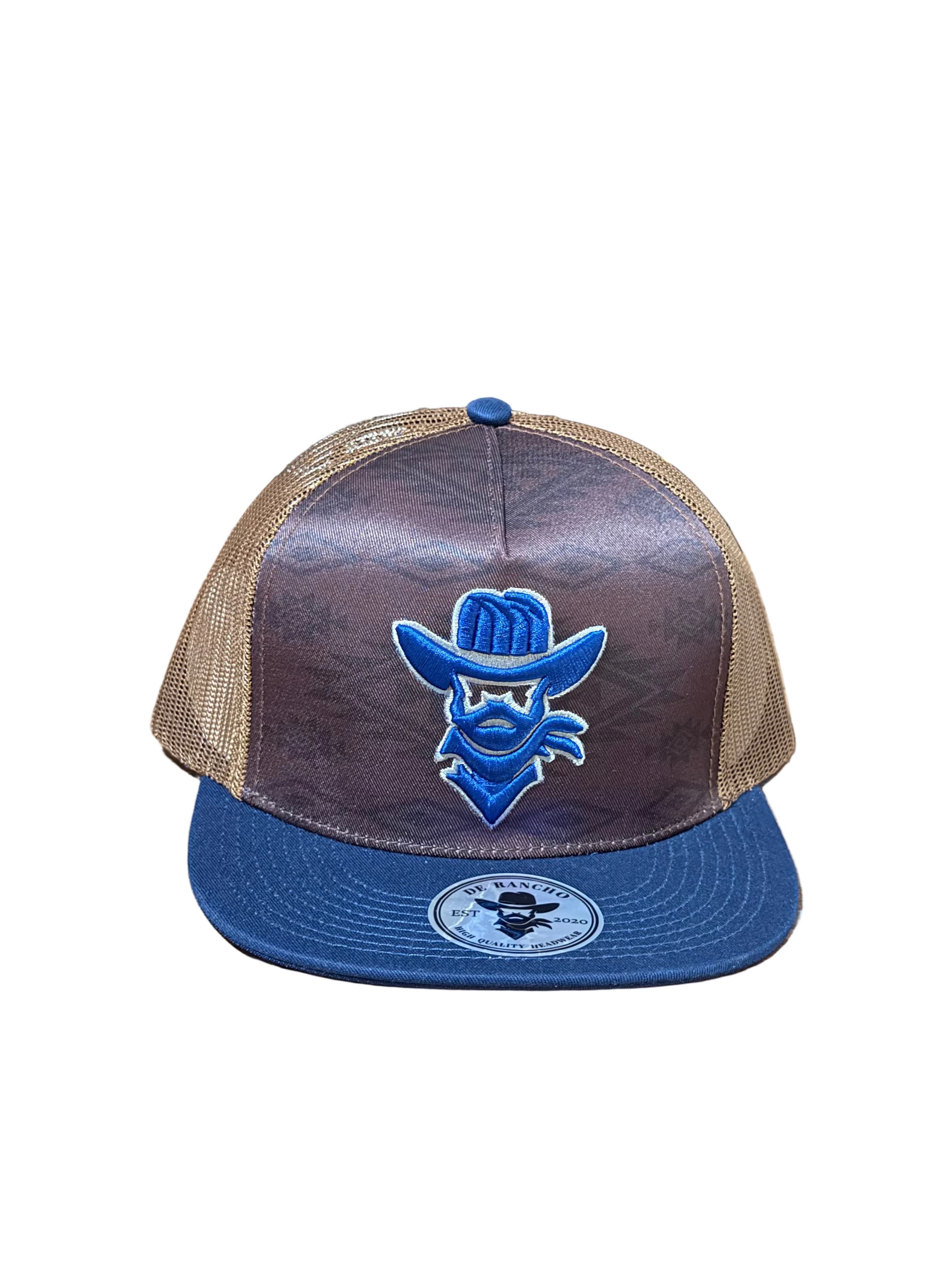 DE RANCHO VAQUERO AZTEC BROWN-BLUE CAP