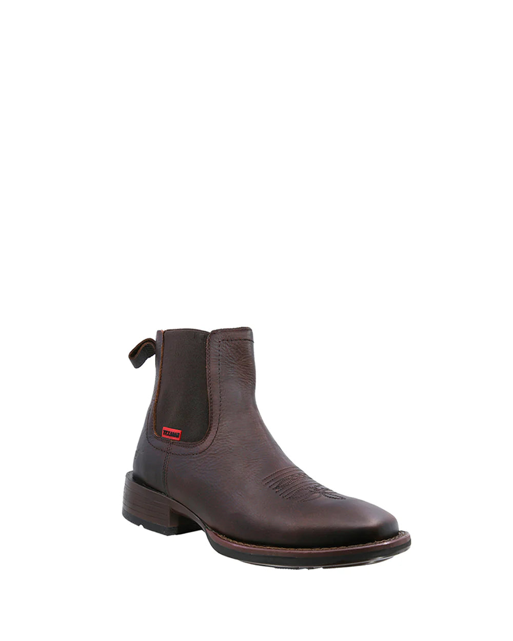 MENS ALAMO SHORT BOOT HONEY-MIEL SQUARE TOE