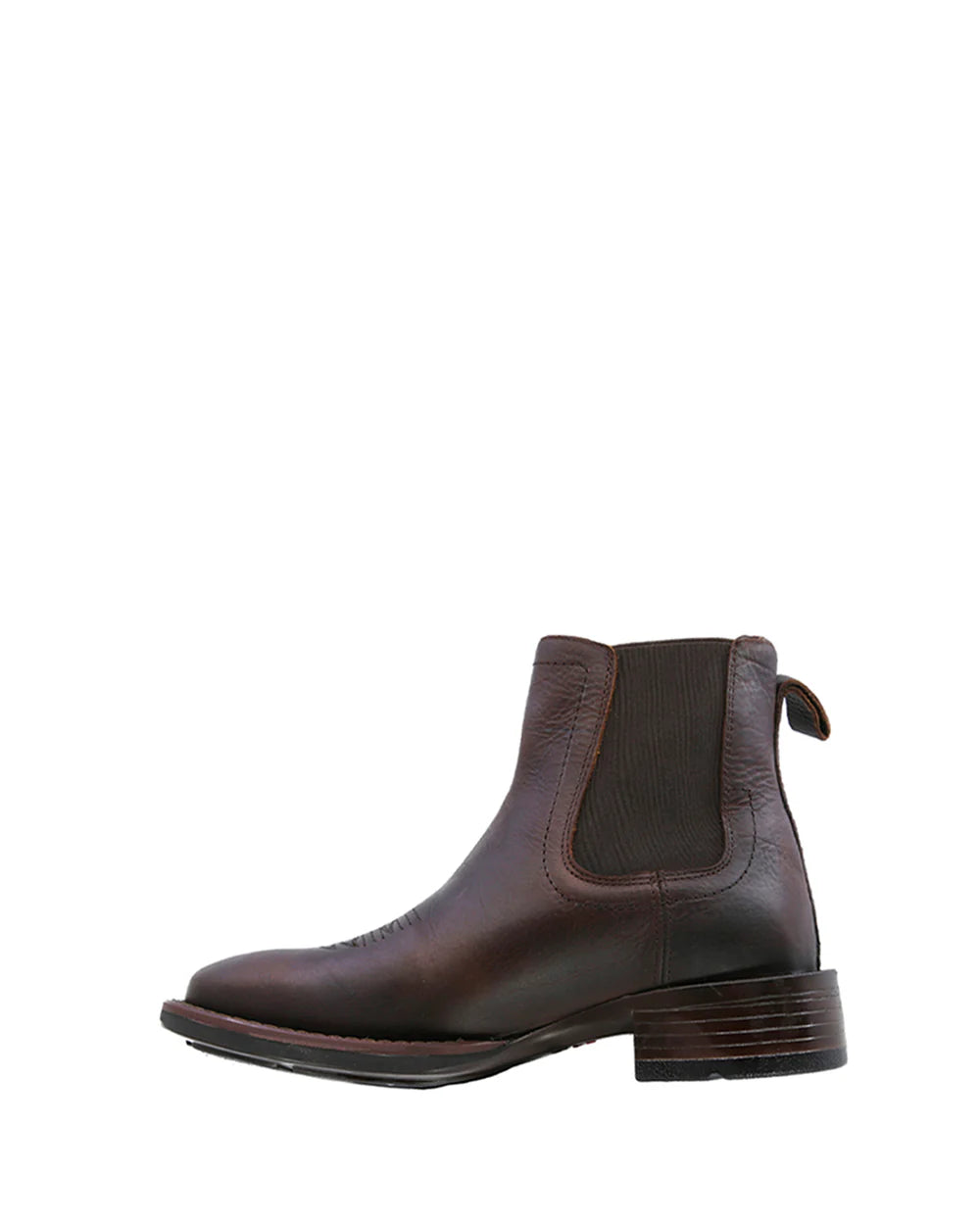 MENS ALAMO SHORT BOOT HONEY-MIEL SQUARE TOE
