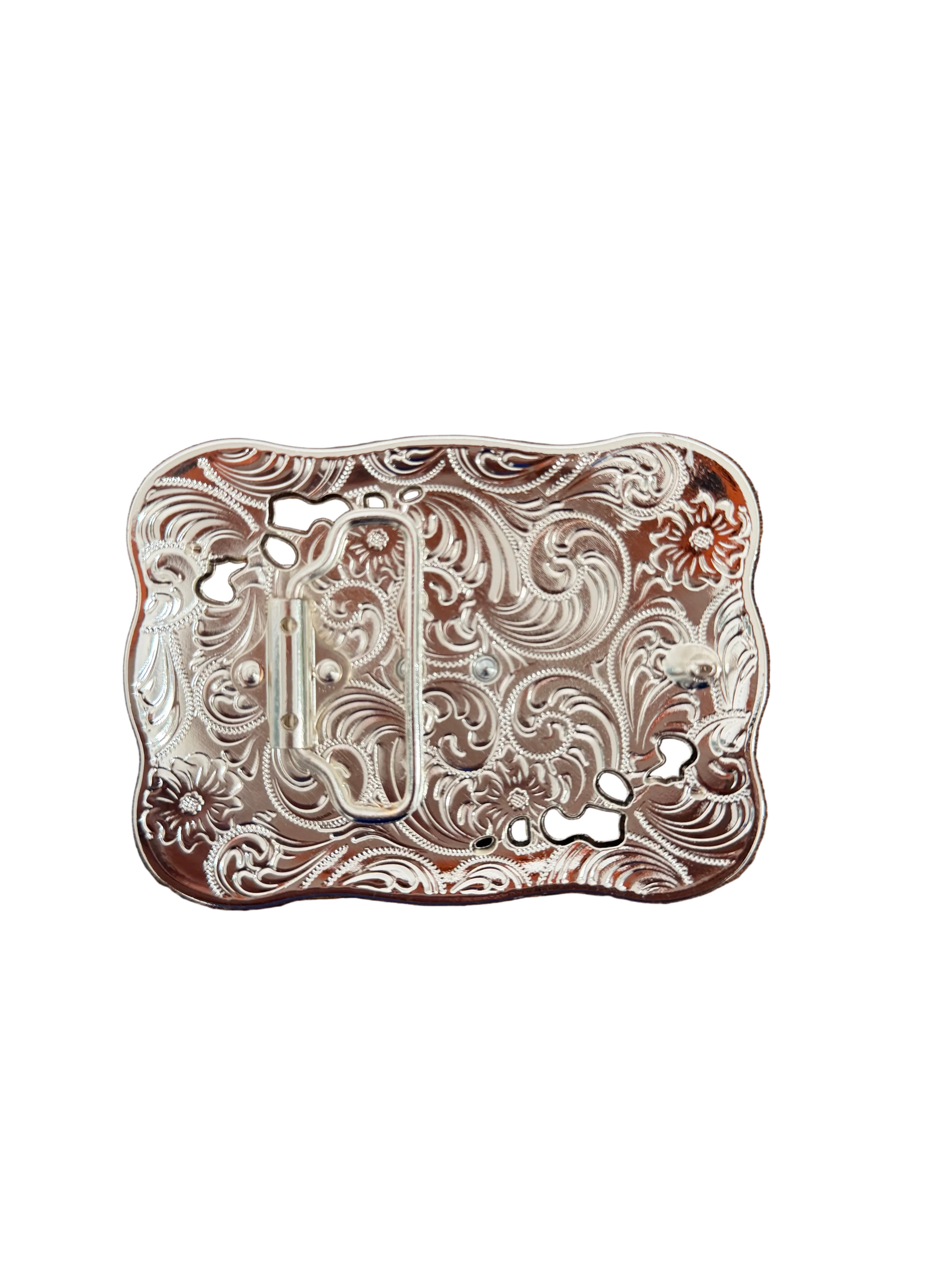 SQUARE ROSEGOLD-RUNING HORSE DESING BUCKLE