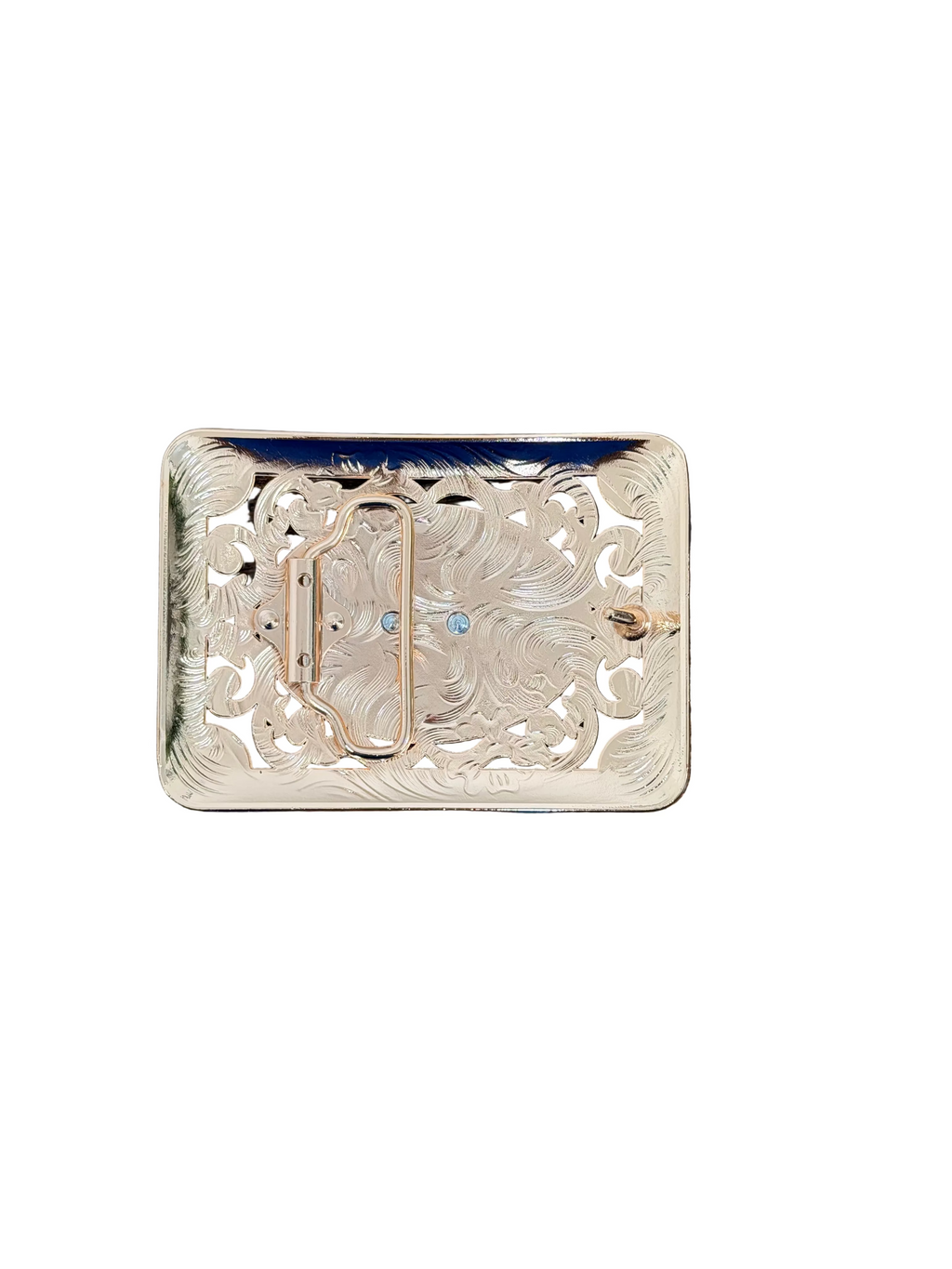 SQUARE GOLD TEXAS  DESING BUCKLE