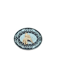 ROUND SILVER-BLACK JINETE WITH HORSE BUCKLE