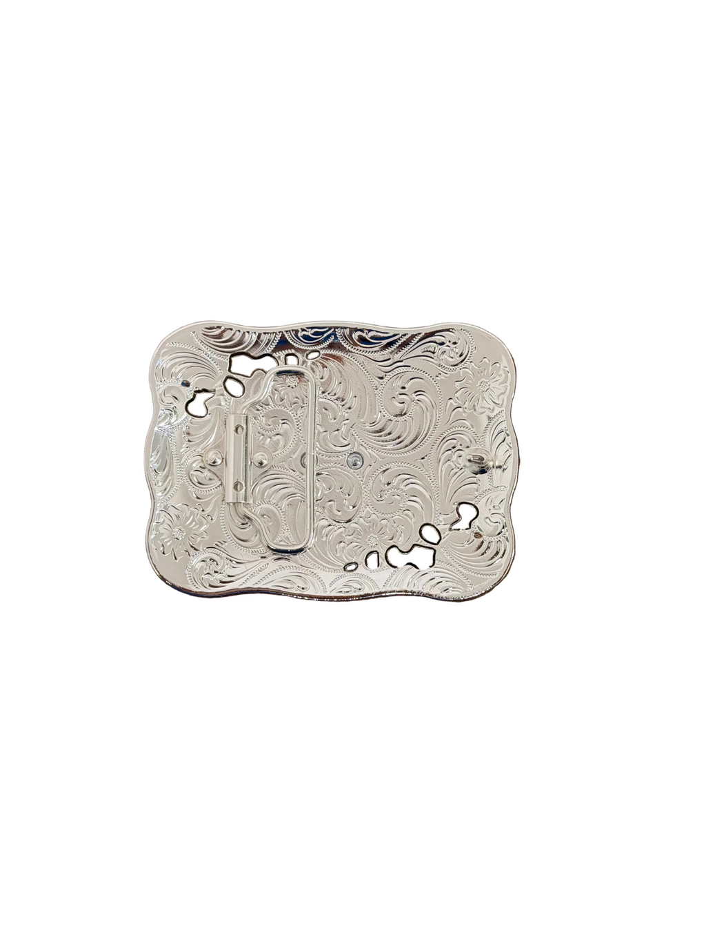 SQUARE ROSE GOLD-SILVER JINETE INCADO DESING BUCKLE
