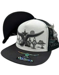 TEXHORN CABALGATA BLACK-WHITE CAP