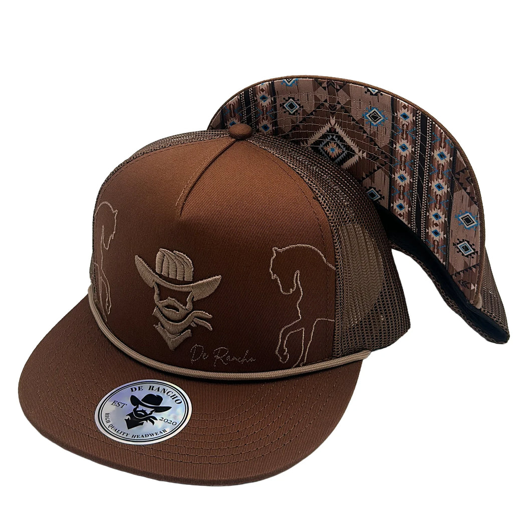 DE RANCHO BROWN HORSES WESTERN CAP