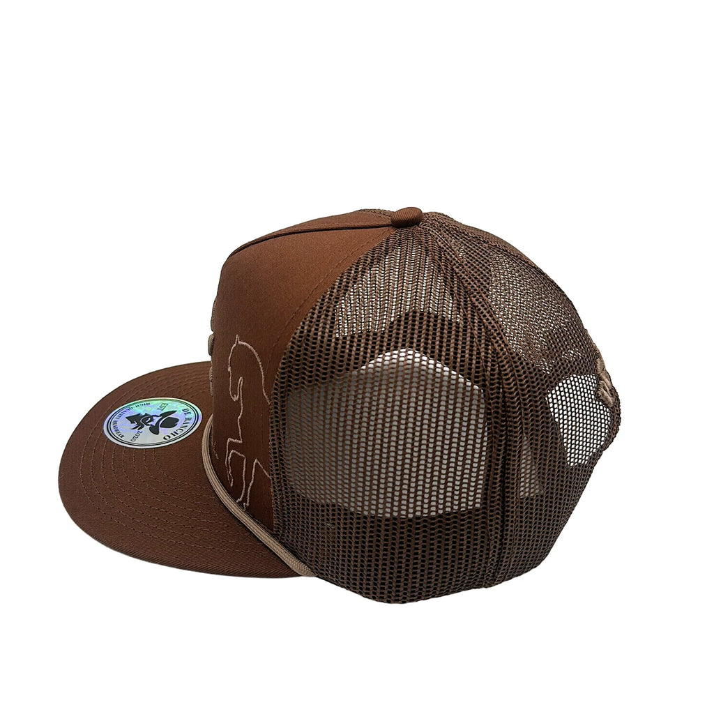 DE RANCHO BROWN HORSES WESTERN CAP