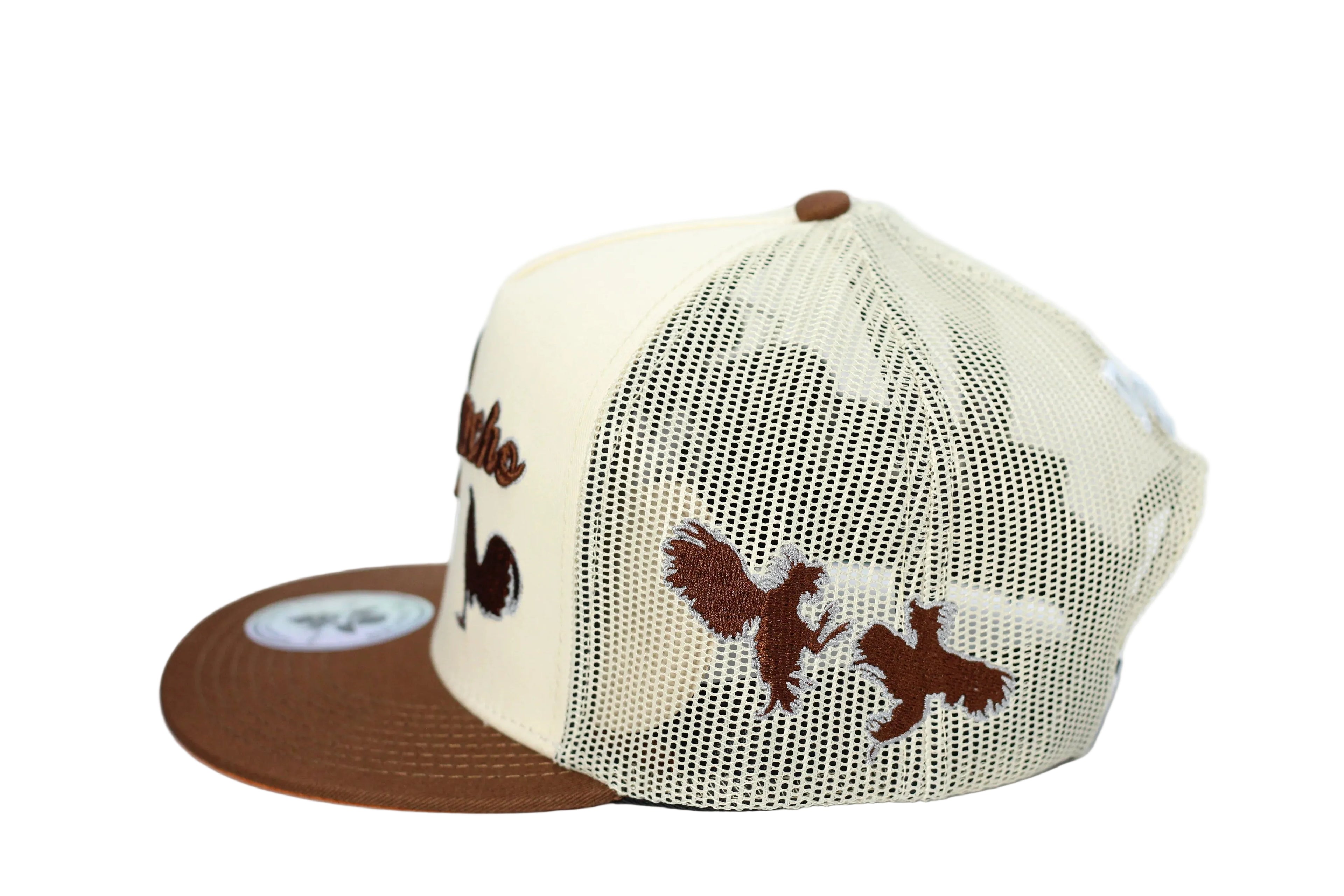 DE RANCHO GALLOS BEIGE WESTERN CAP