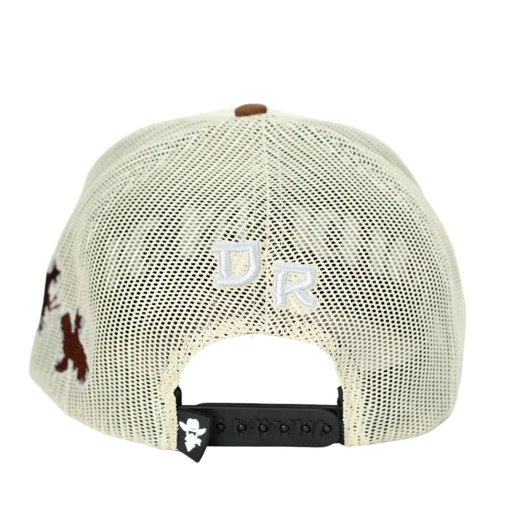 DE RANCHO GALLOS BEIGE WESTERN CAP