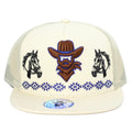 DE RANCHO BEIGE HORSES WESTERN CAP