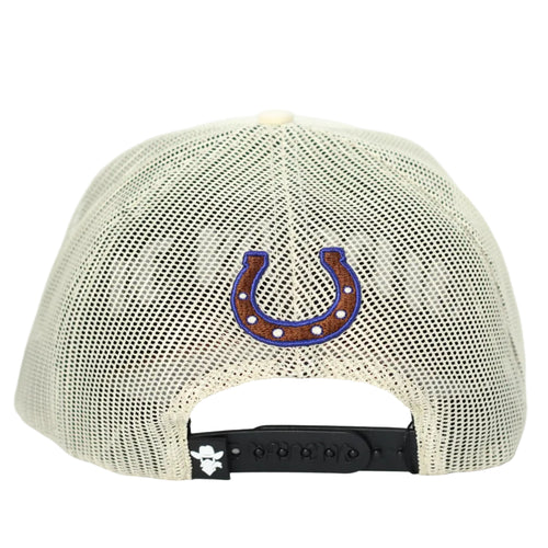 DE RANCHO BEIGE HORSES WESTERN CAP