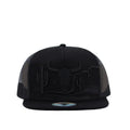 DE RANCHO LONG HORN-CACTUS BLACK WESTERN CAP