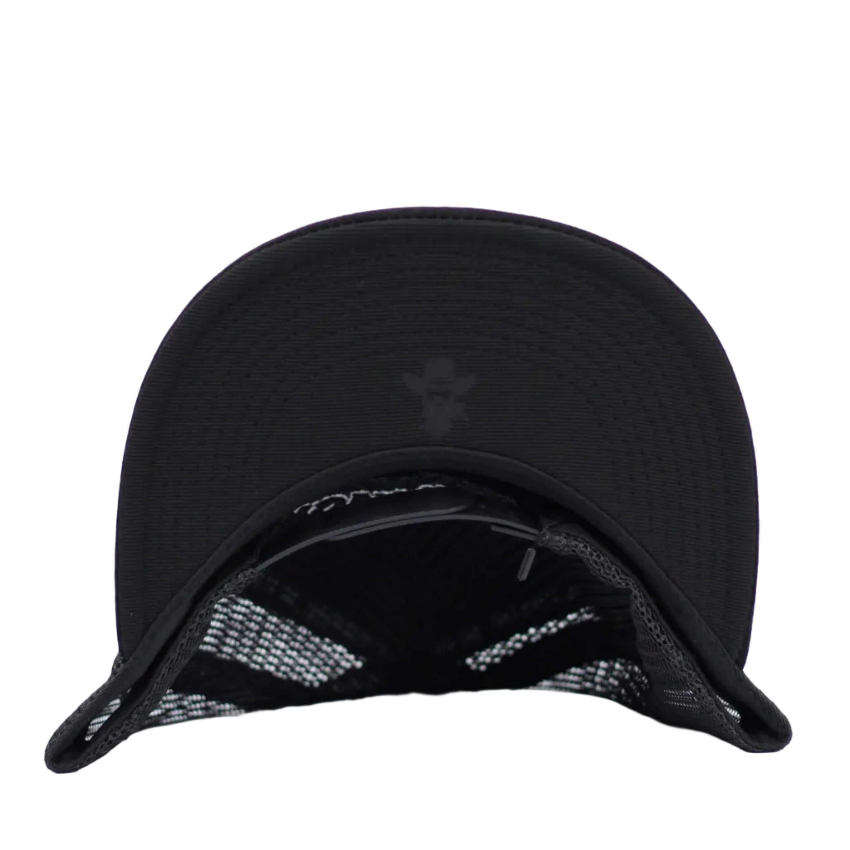 DE RANCHO LONG HORN-CACTUS BLACK WESTERN CAP