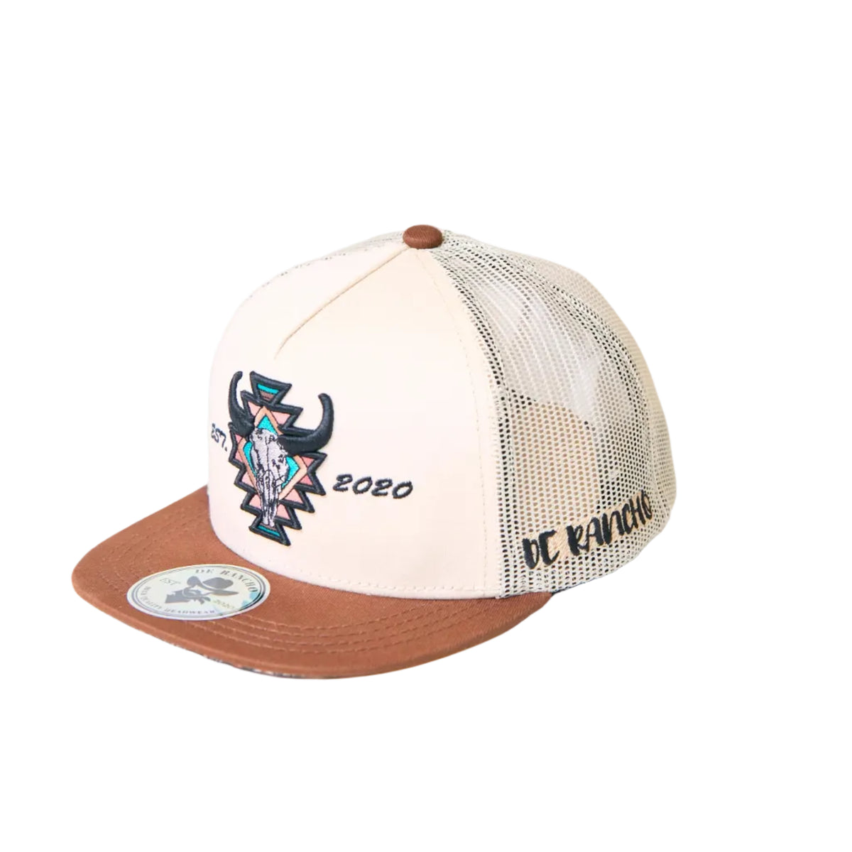 DE RANCHO CRANEO BEIGE-BROWN CAP