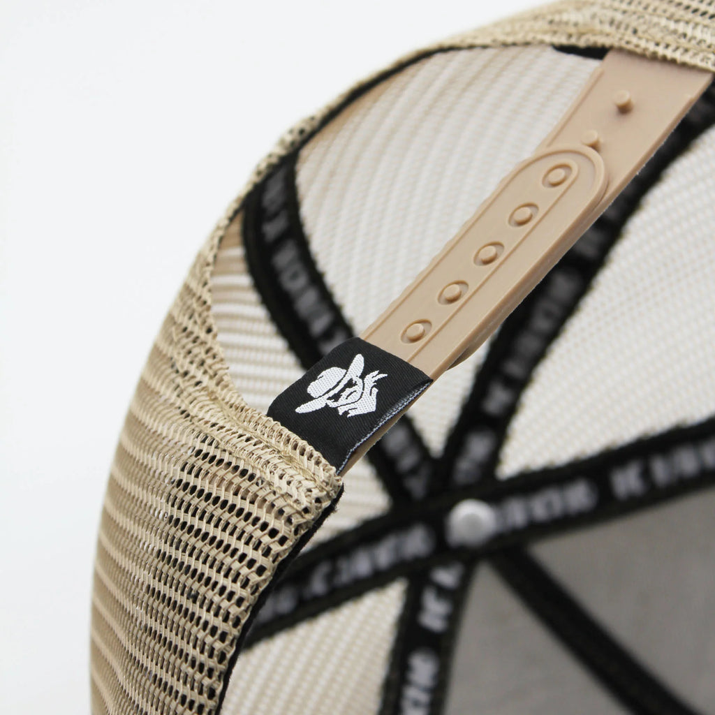 DE RANCHO BEIGE AZTEC BLACK WESTERN CAP
