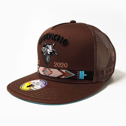 DE RANCHO BULL HORN AZTEC WESTERN CAP