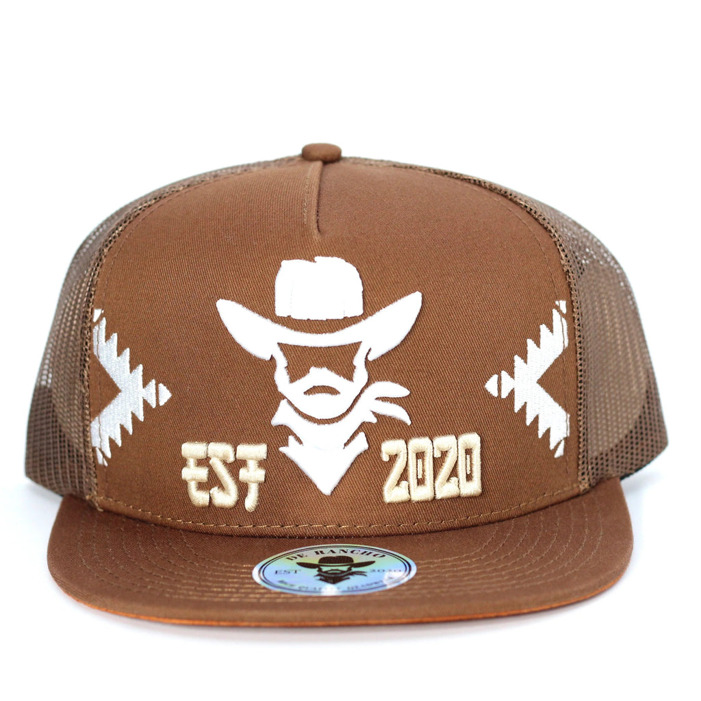 DE RANCHO AZTEC BROWN WESTERN CAP