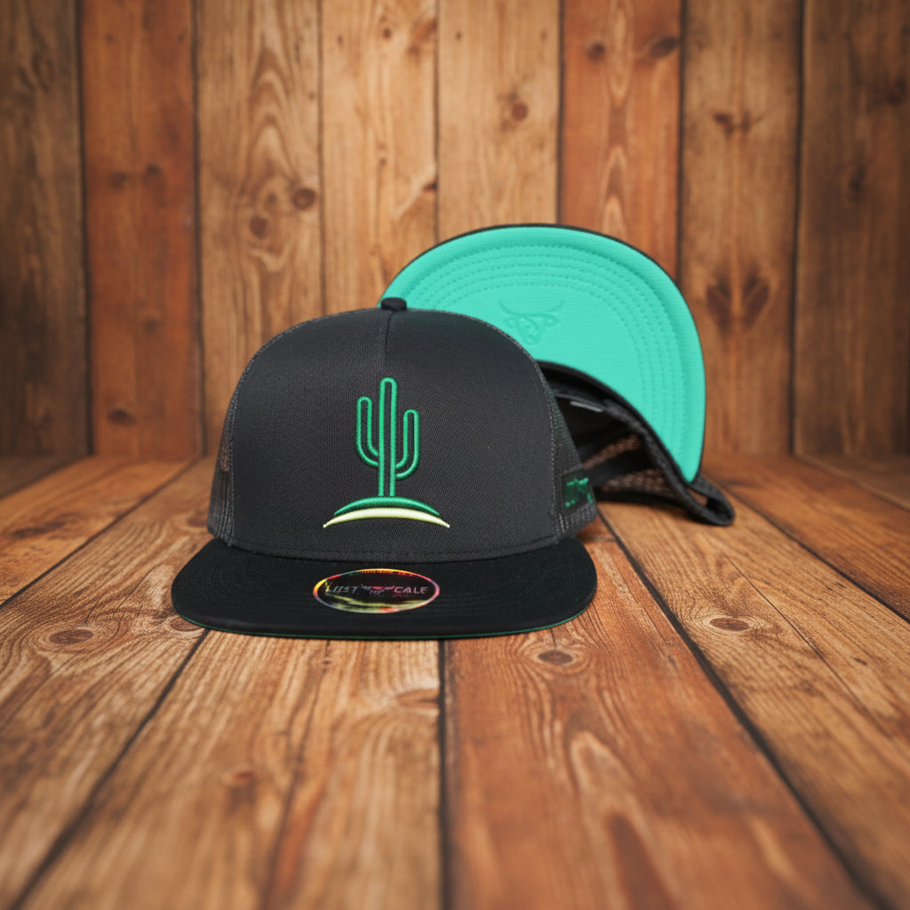 LOST CALF CELESTE CACTUS BLACK CAP