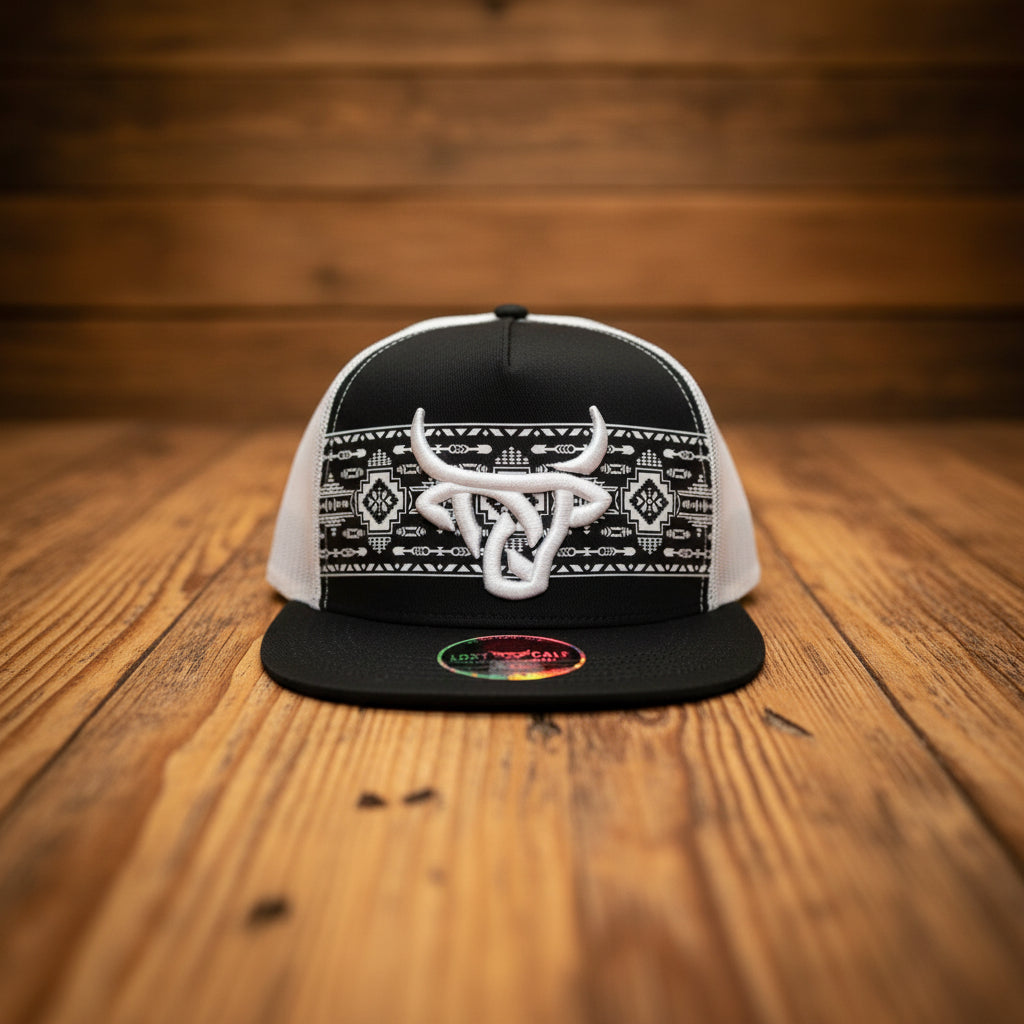 LOST CALF SUNNY AZTEC BLACK CAP