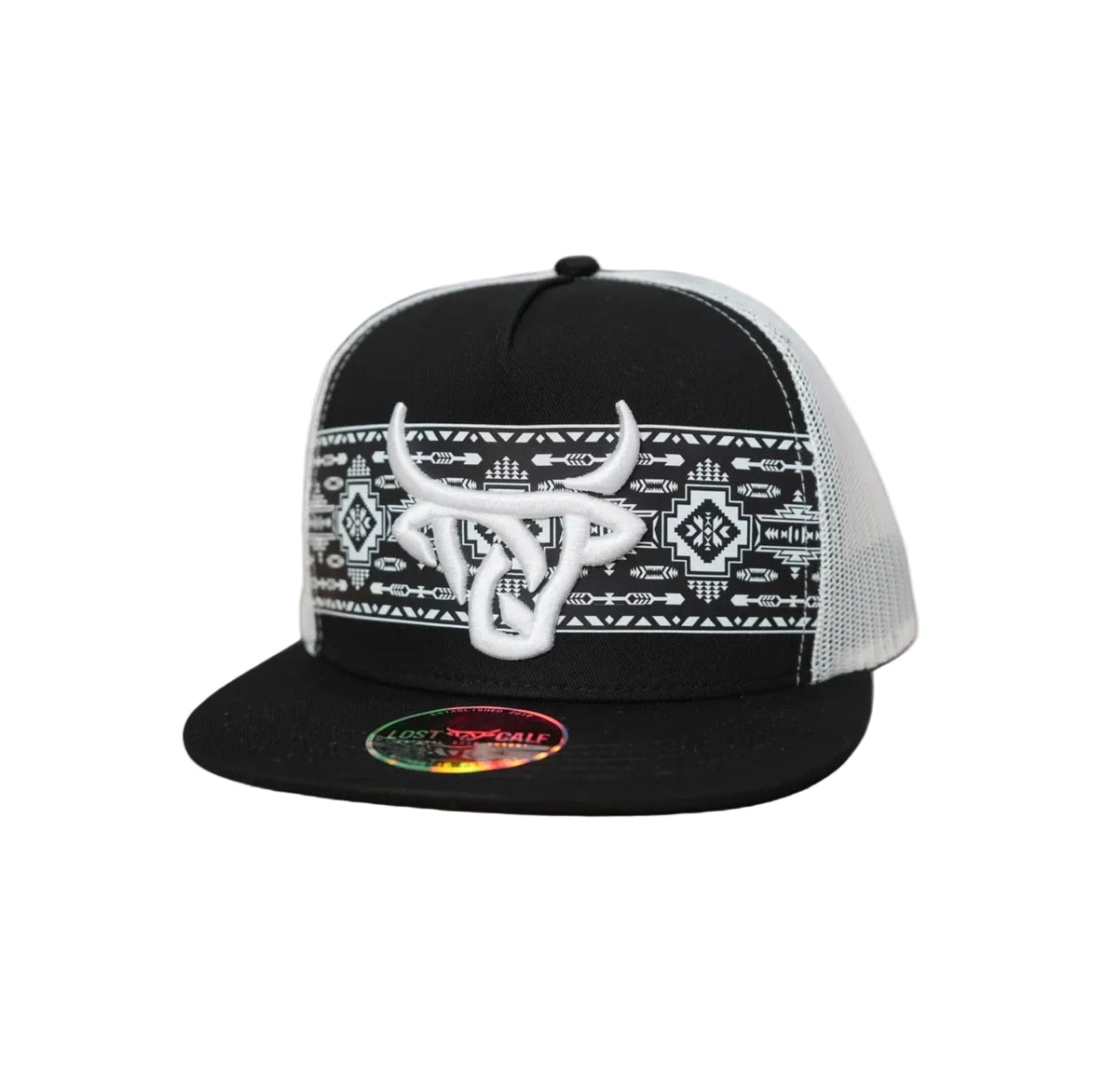 LOST CALF SUNNY AZTEC BLACK CAP