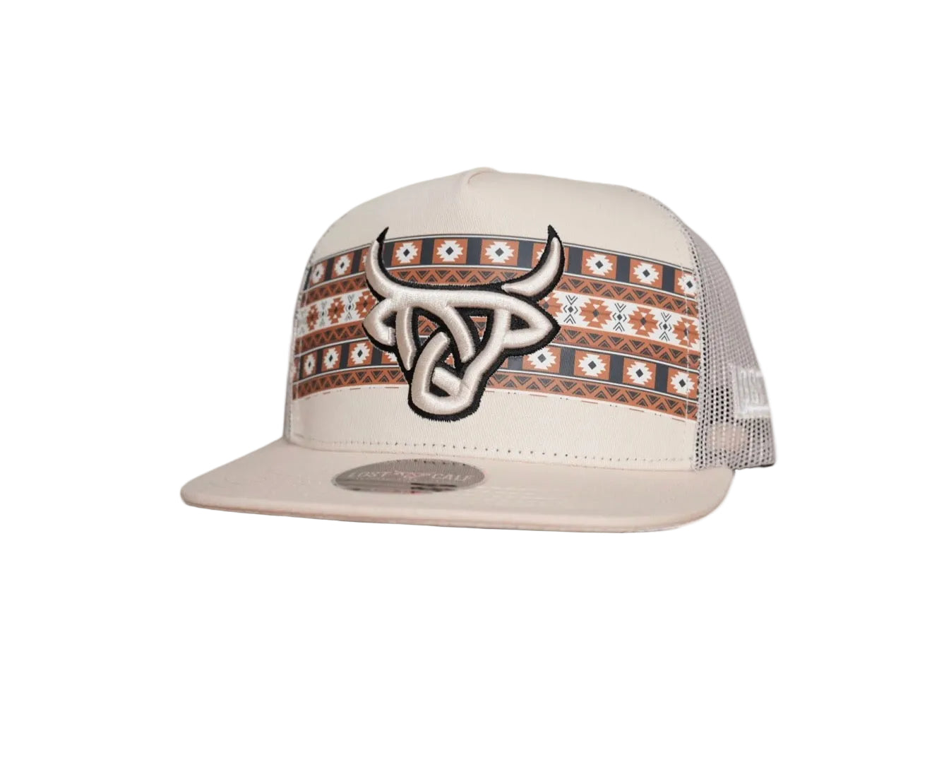 LOST CALF BEIGE AZTEC ORANGE CAP