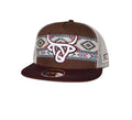 LOST CALF BROWN AZTEC CAP