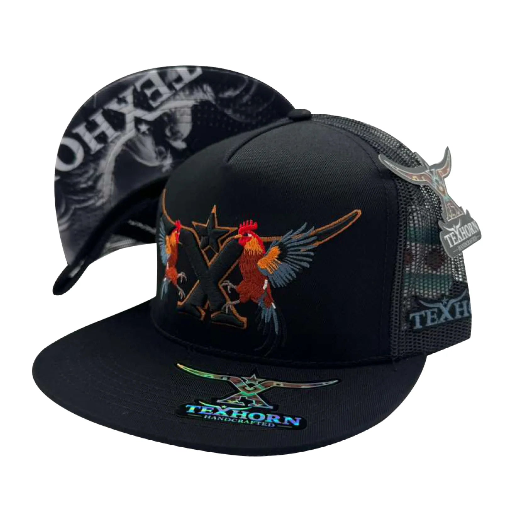 TEXHORN LOS RAMONES GALLOS BLACK CAP