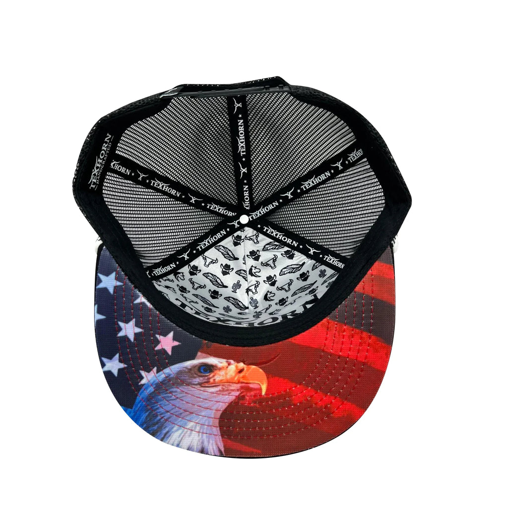 TEXHORN USA FEATHER BLACK CAP