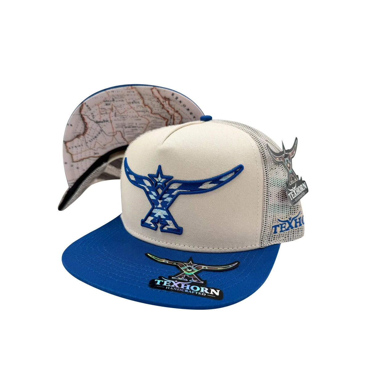TEXHORN PALMIRA BLUE WESTERN CAP