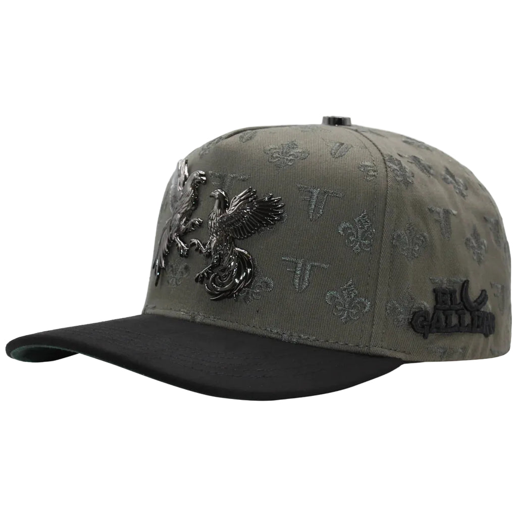 MEN'S CAP GALLOS SILVER FULL GREY/BLACK